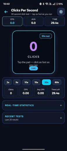 CPS Test Android app screenshot 3