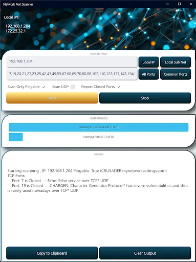 Network IP Port Scanner Probe Android app screenshot 4