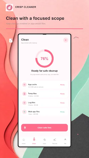 Crisp Cleaner Android app screenshot 2