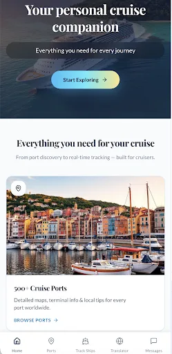 Cruise Atlas Android app screenshot 1