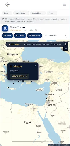 Cruise Atlas Android app screenshot 4