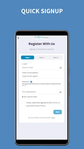 CS Remit - Demo Android app screenshot 3