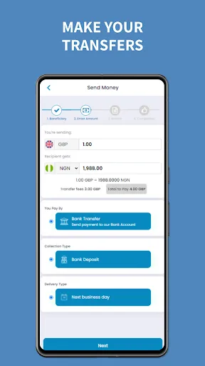 CS Remit - Demo Android app screenshot 5