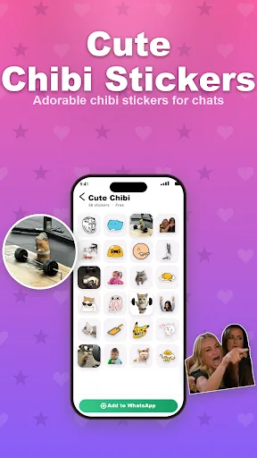 Chibi Sticker Maker Studio Android app screenshot 1