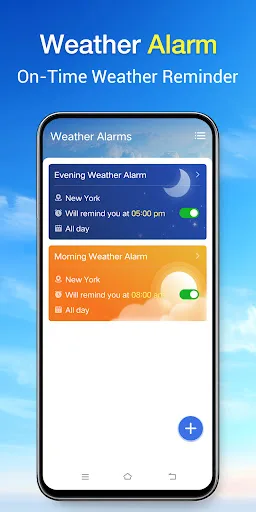 Daily Weather Alarm - Radar Android app screenshot 1