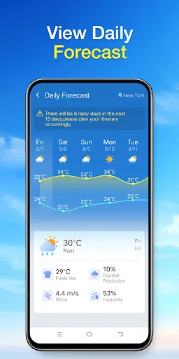 Daily Weather Alarm - Radar Android app screenshot 5