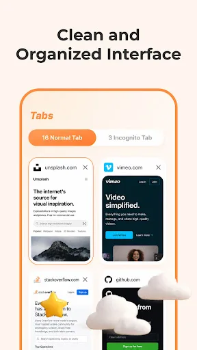 Flow Browser Android app screenshot 4