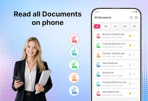 Document Reader - PDF Scanner Android app screenshot 1