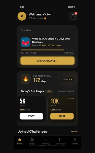 Doer: Walk and Earn Android app screenshot 6