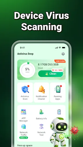 Antivirus Deep Android app screenshot 1