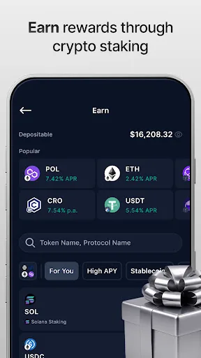 Crypto.com: Onchain Wallet Android app screenshot 4