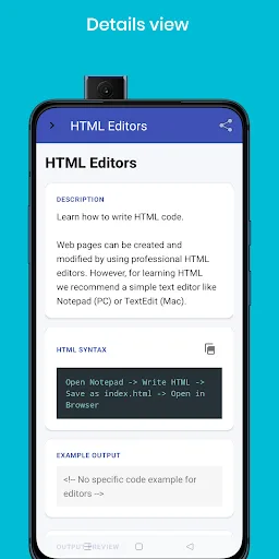 Learn HTML–HTML Tags & Example Android app screenshot 3