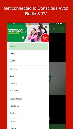 Conscious Vybz Radio & TV Android app screenshot 5