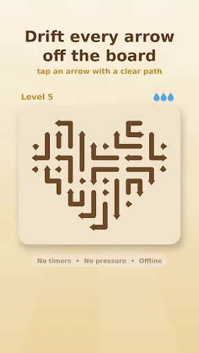Arrow Drift: Calm Puzzle Android app screenshot 5