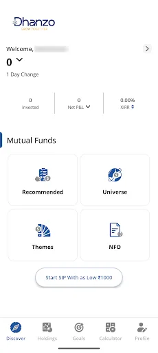 Dhanzo Android app screenshot 1