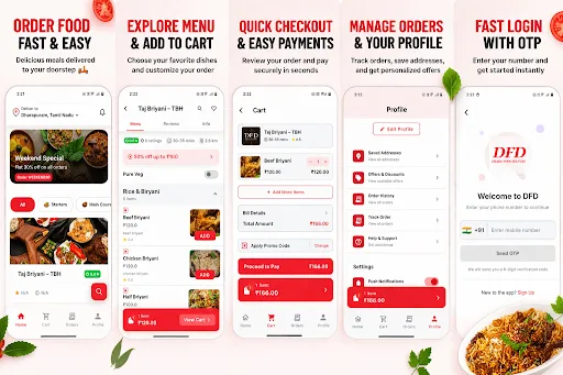 DFD Android app screenshot 1