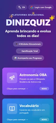 DINIZQUIZ - Astronomy OBA Android app screenshot 3