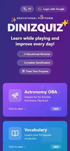 DINIZQUIZ - Astronomy OBA Android app screenshot 5