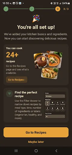 Dishpickr: Fridge Recipes Android app screenshot 3