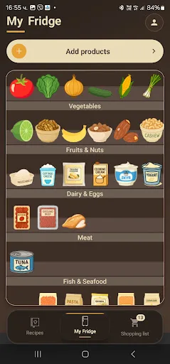 Dishpickr: Fridge Recipes Android app screenshot 4