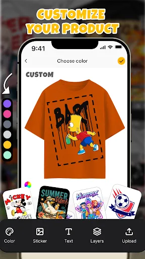 DIY T-shirt Design: Art & AI Android app screenshot 1