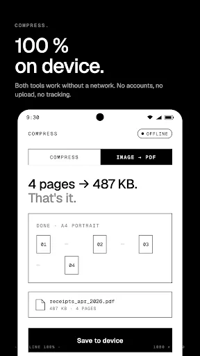 PDF Compressor Android app screenshot 1