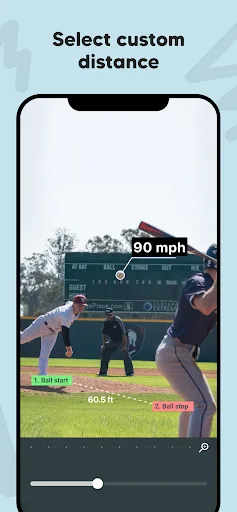 Baseball Pitch Speed Radar Gun Android app screenshot 4