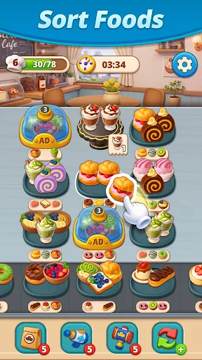 Bakery Rush: Sort Puzzle Android app screenshot 1