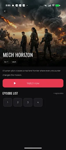 HomeShort: AI Short Films Android app screenshot 2