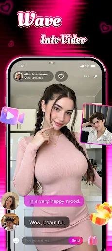 Mmm - Social Video Chat Android app screenshot 1
