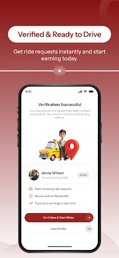 Zride Driver Android app screenshot 3