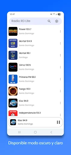 Radio RD Lite - Emisoras RD Android app screenshot 5