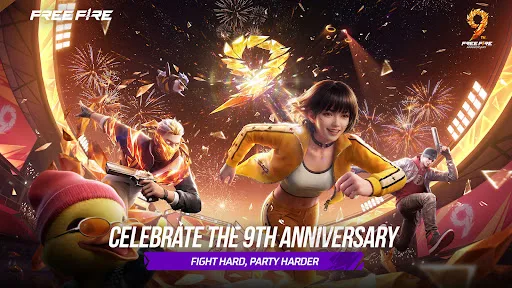 Free Fire: 9th Anniversary Android app screenshot 1