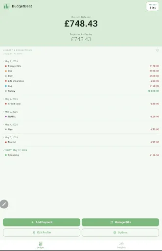 BudgetBeat Android app screenshot 5