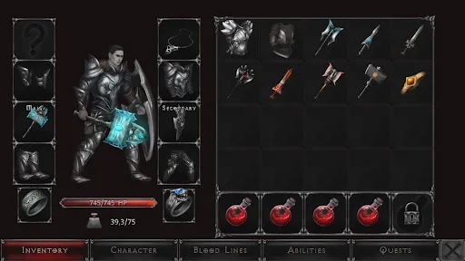 Vampire's Fall: Origins RPG Android app screenshot 3