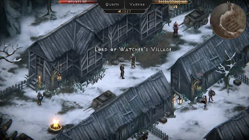 Vampire's Fall: Origins RPG Android app screenshot 4