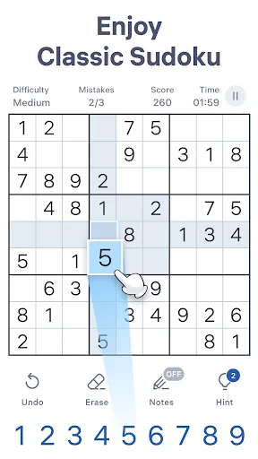 Sudoku.com - Classic Sudoku Android app screenshot 1