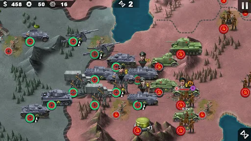 World Conqueror 4-WW2 Strategy Android app screenshot 1