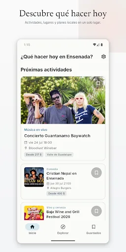 Ensenada Discovery Android app screenshot 1