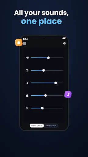 Volume Control Home Android app screenshot 2