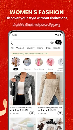 Temu: Shop Like a Billionaire Android app screenshot 2