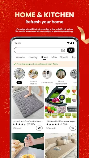 Temu: Shop Like a Billionaire Android app screenshot 3