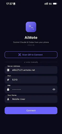 AiMote Android app screenshot 1