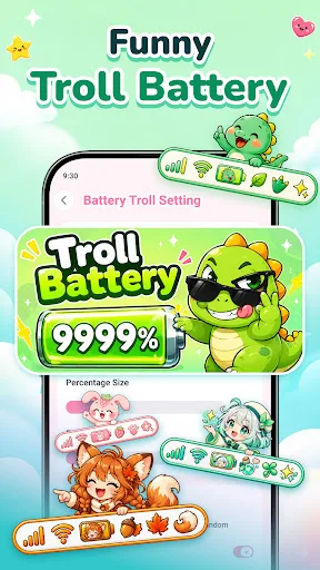 Emoji Battery: Status Bar Icon Android app screenshot 4