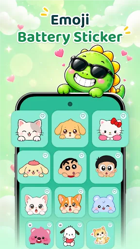 Emoji Battery Status Bar Android app screenshot 5