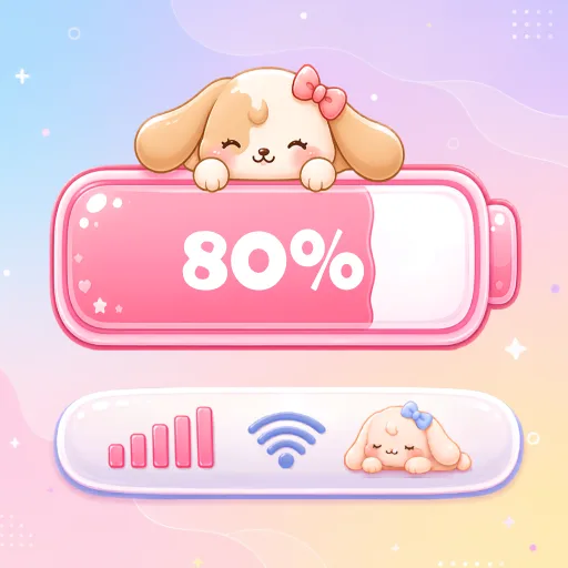 Emoji Battery Icon & Widget Android app icon