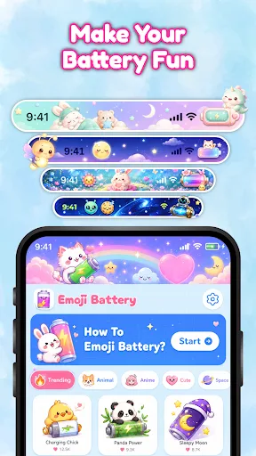 Emoji Battery Icon & Widget Android app screenshot 6