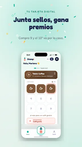 Stampi: Sellos y Recompensas Android app screenshot 1