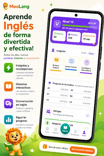 MeoLang: AI Language Learning Android app screenshot 5