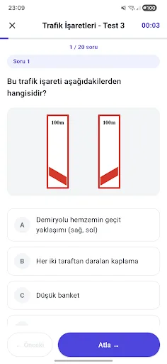Hızlı Ehliyet: Sınav Soruları Android app screenshot 2